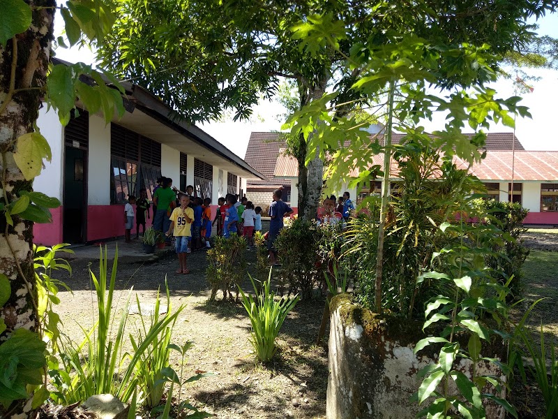 Foto dan Aktivitas Sekolah SD di Kepulauan Yapen